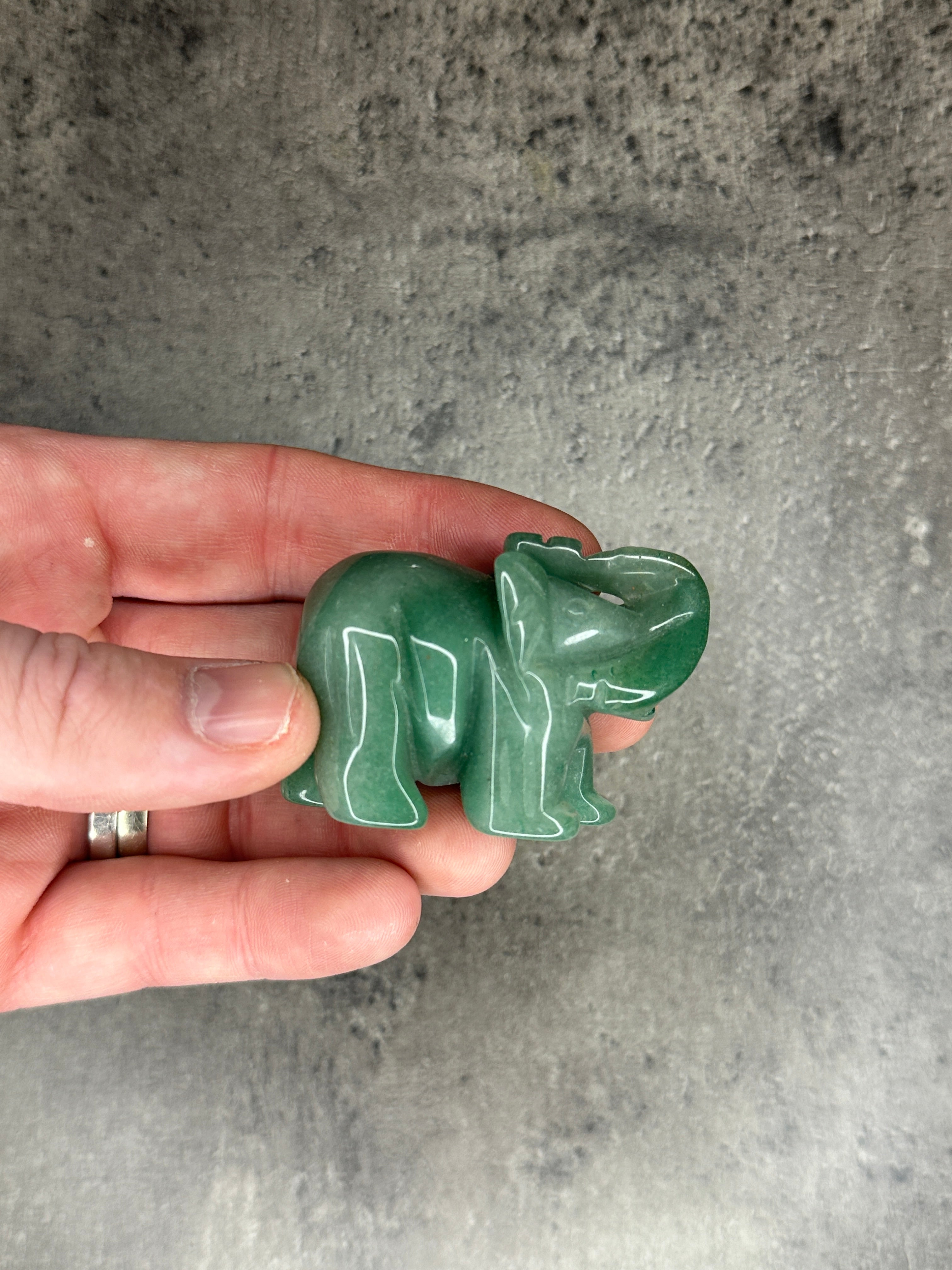 Green aventurine - Elephant