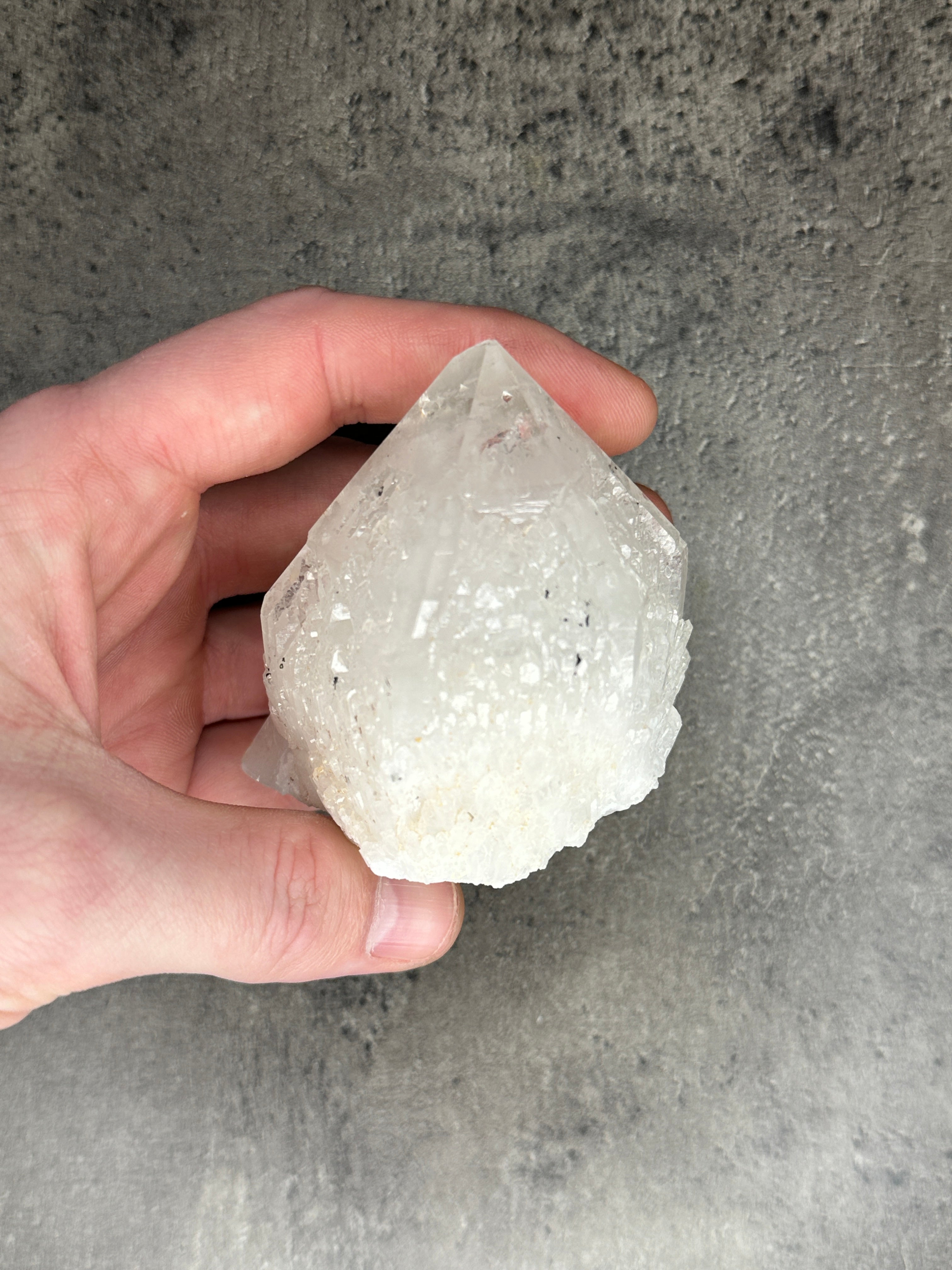 Pineapple quartz - Rough cut point