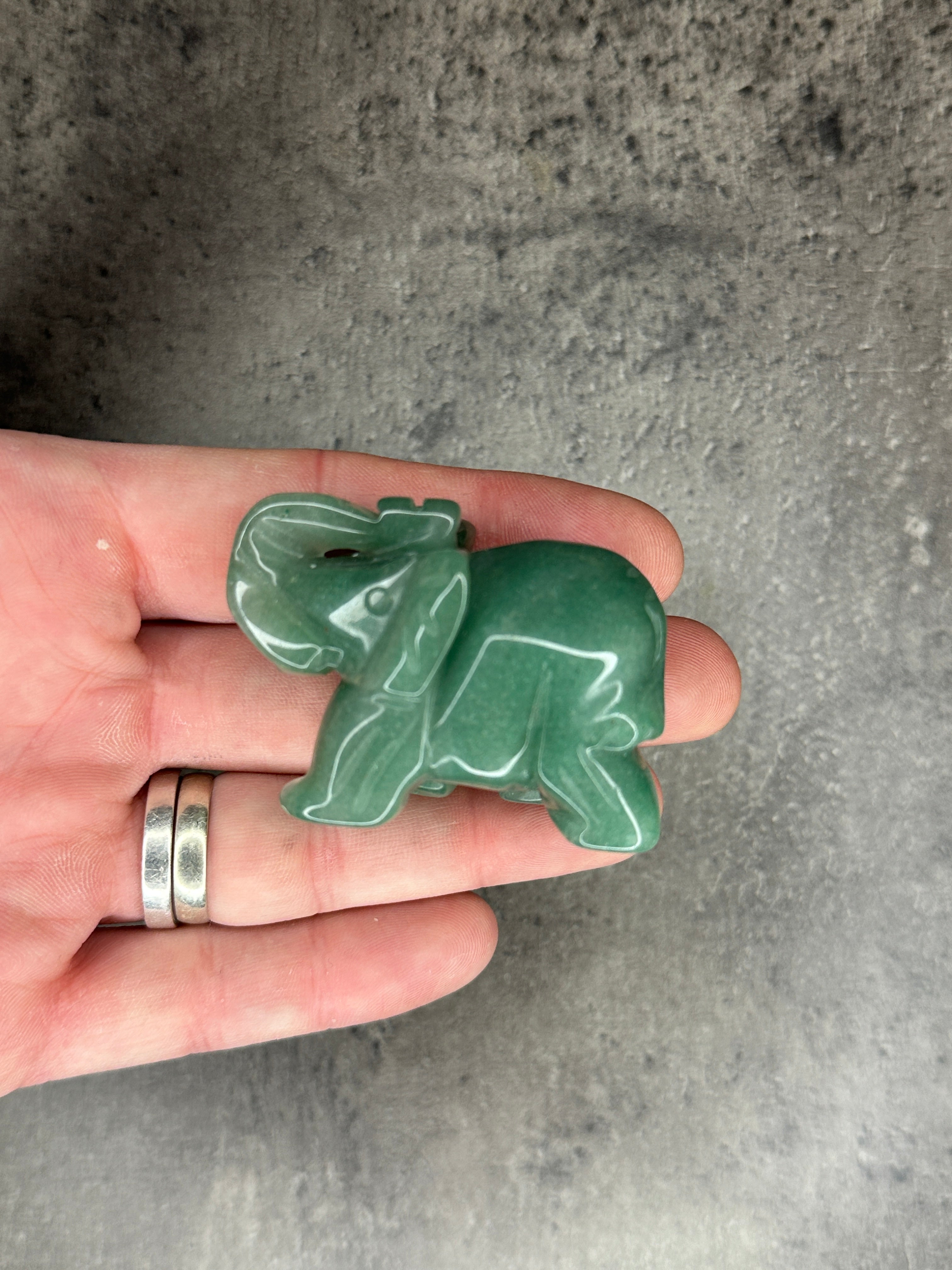 Green aventurine - Elephant