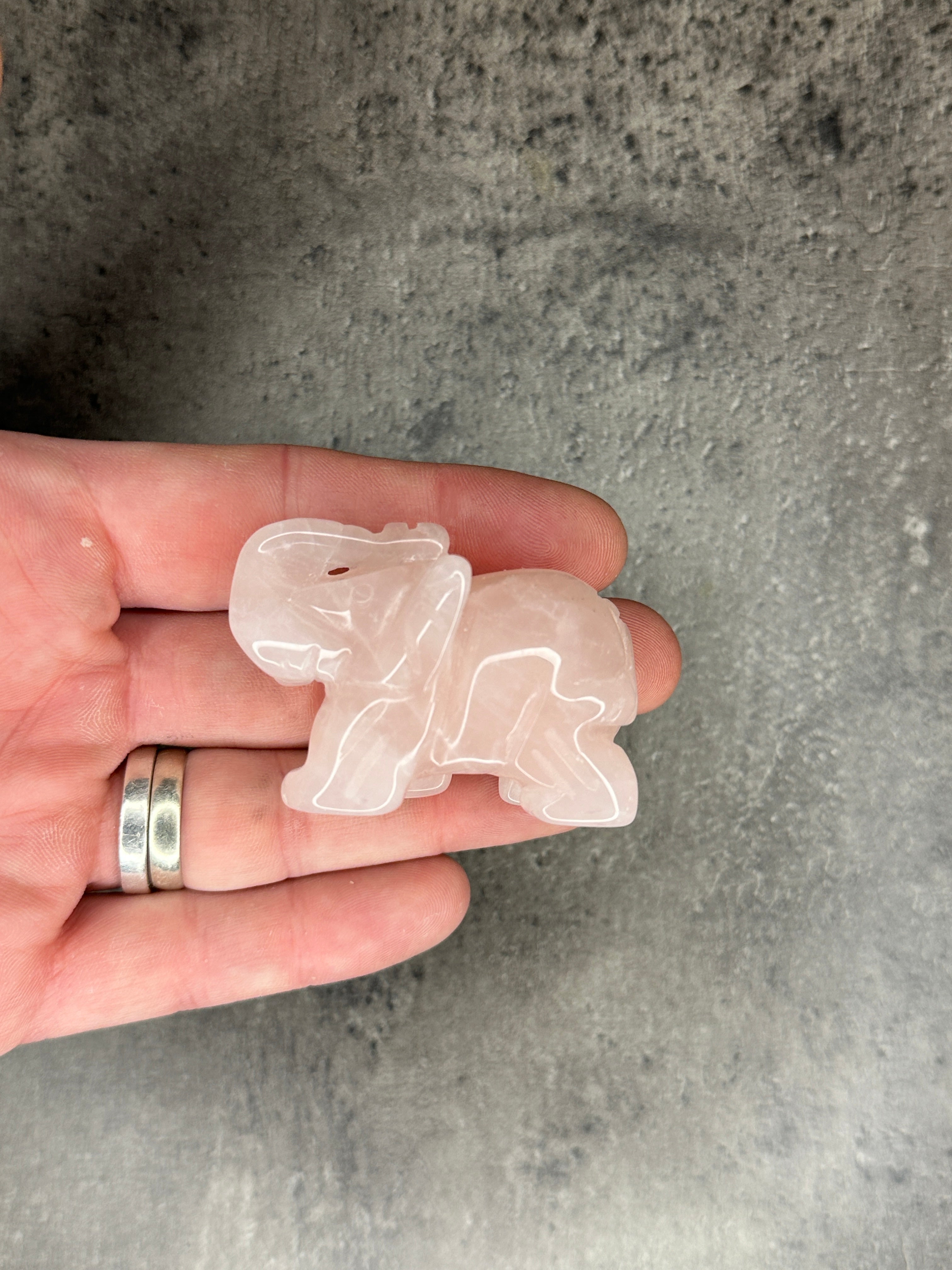 Rose quartz - Elephant