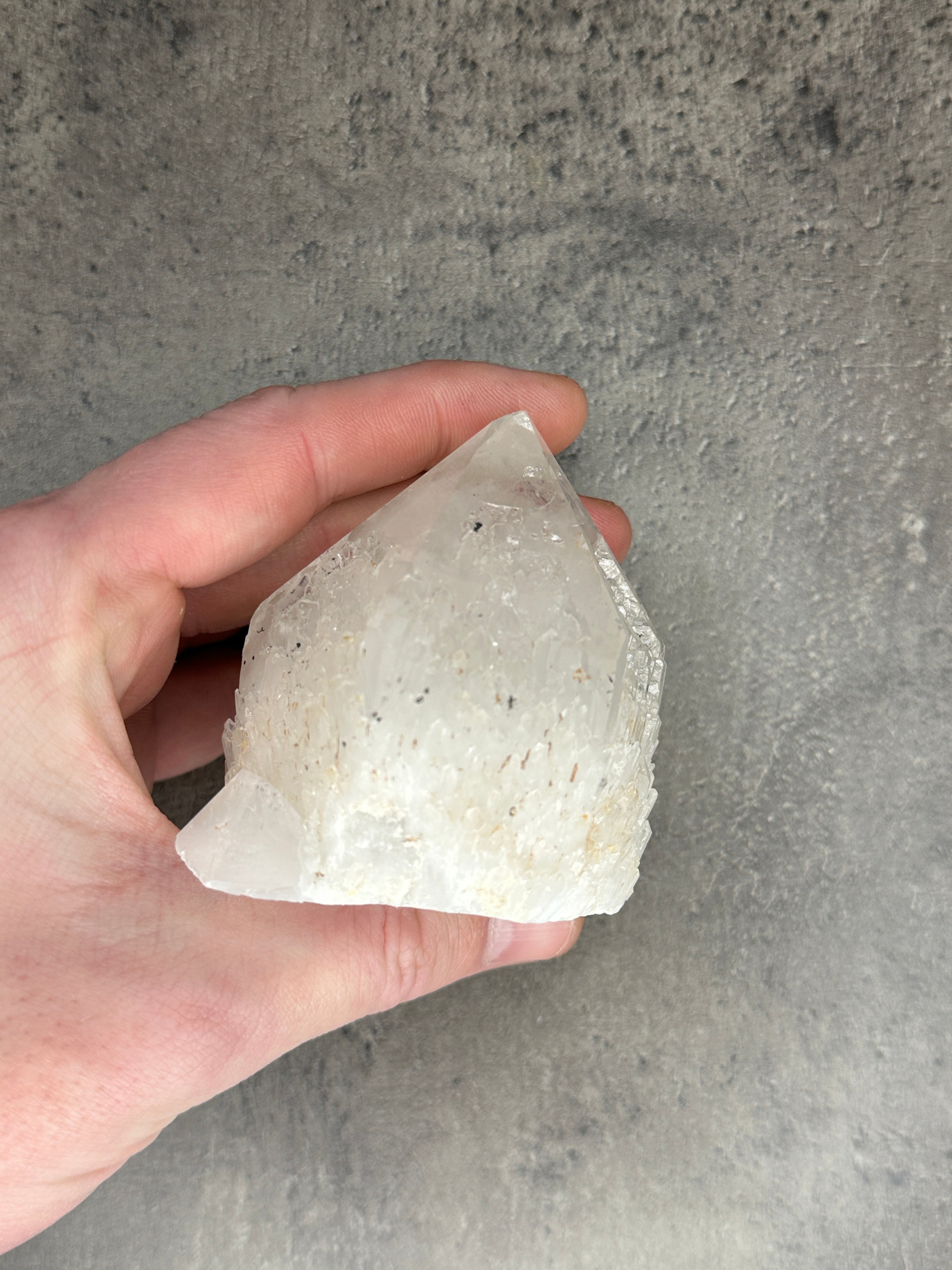 Pineapple quartz - Rough cut point