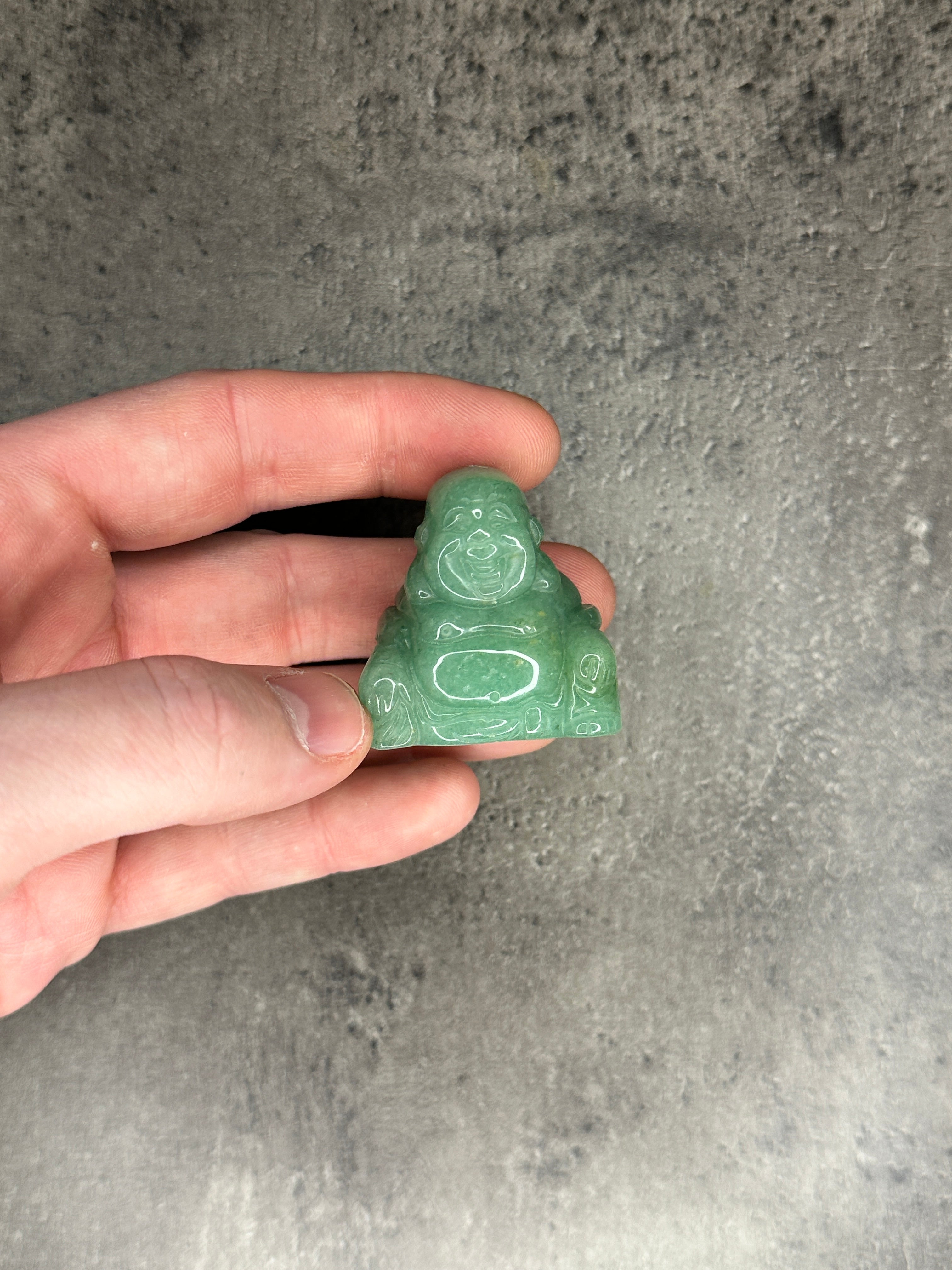 Green aventurine - Mini buddha