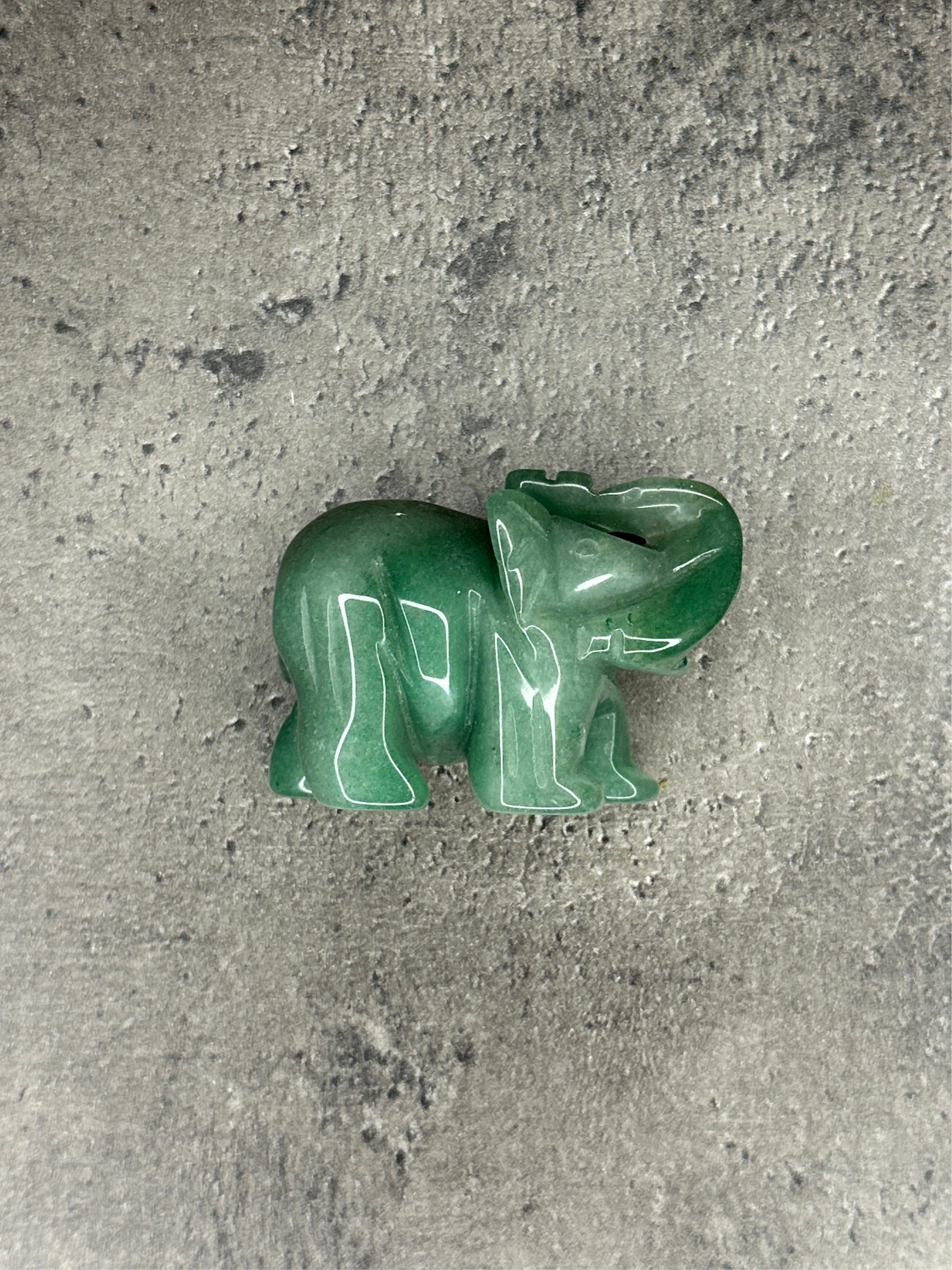 Green aventurine - Elephant