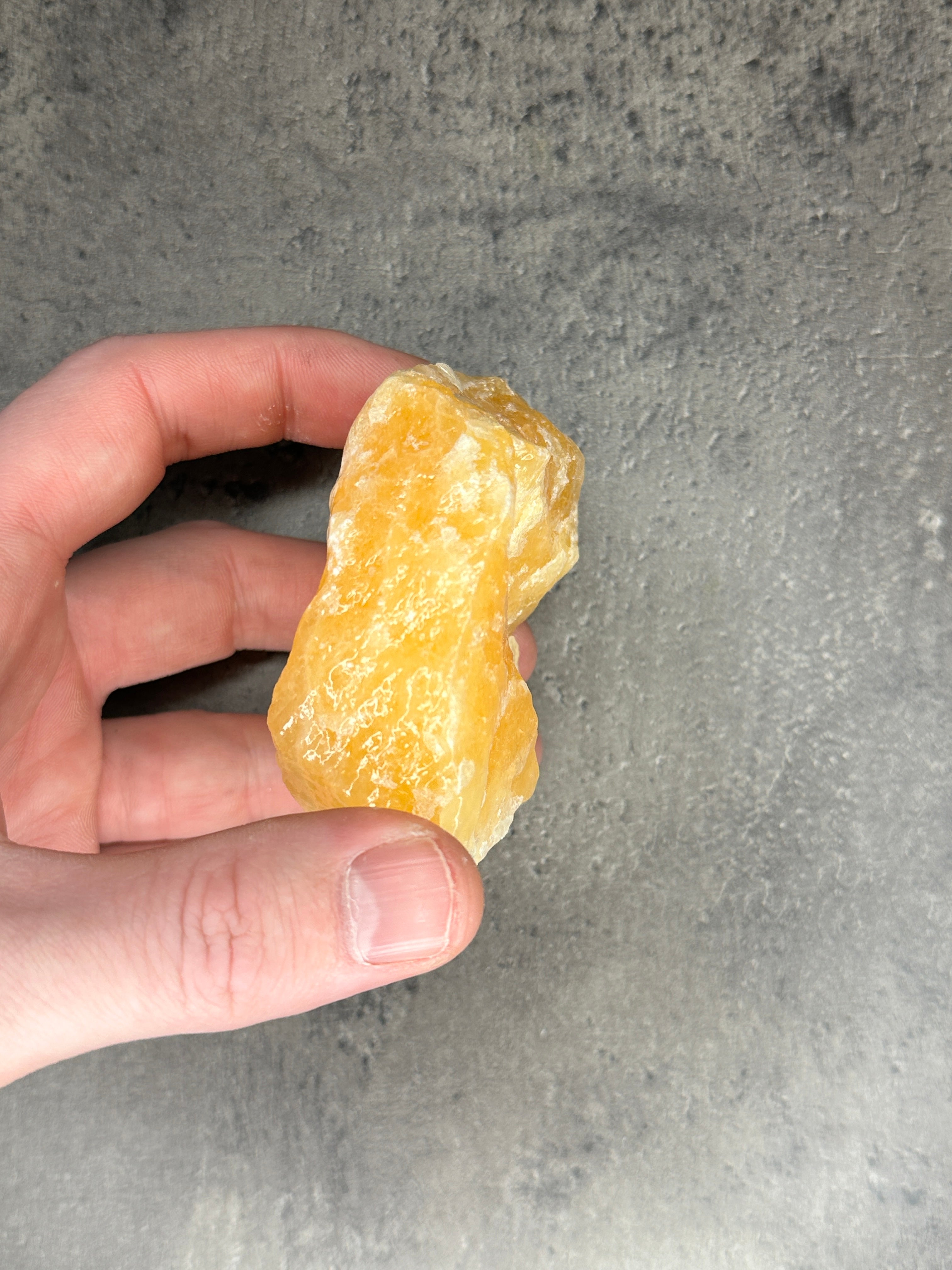 Orange calcite - Rough chunk