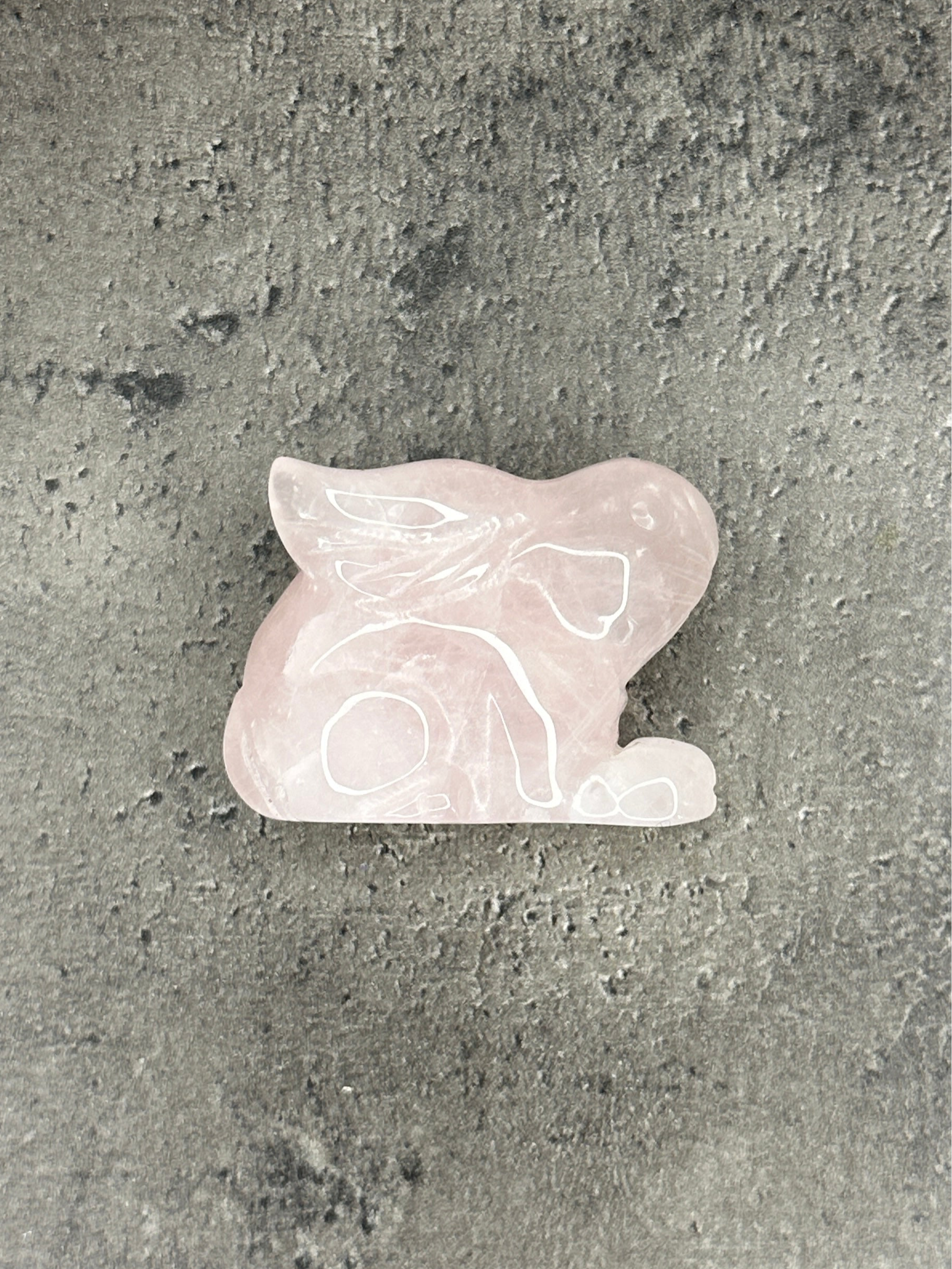 Rose quartz - Rabbit