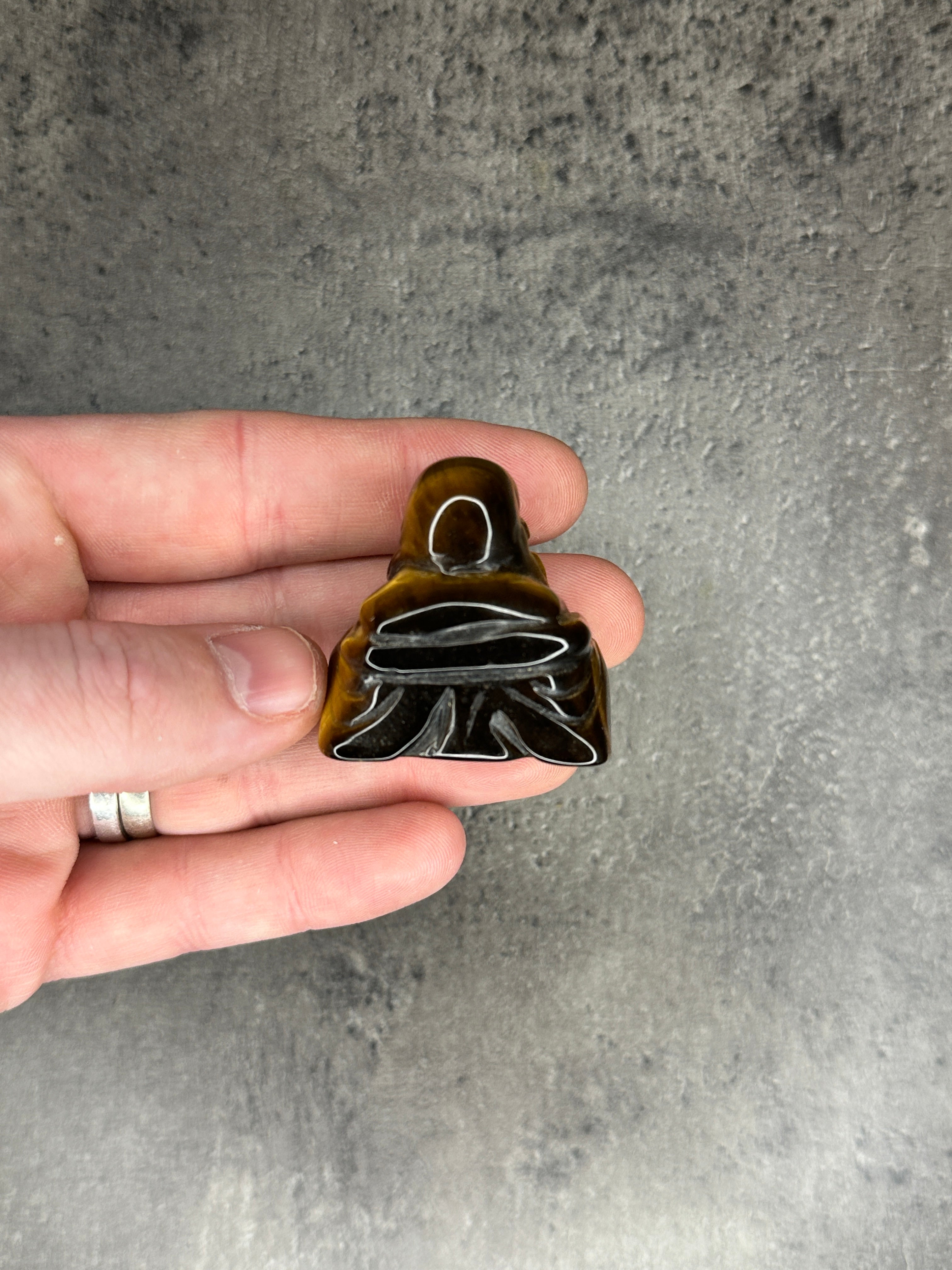 Tigers eye - Mini buddha