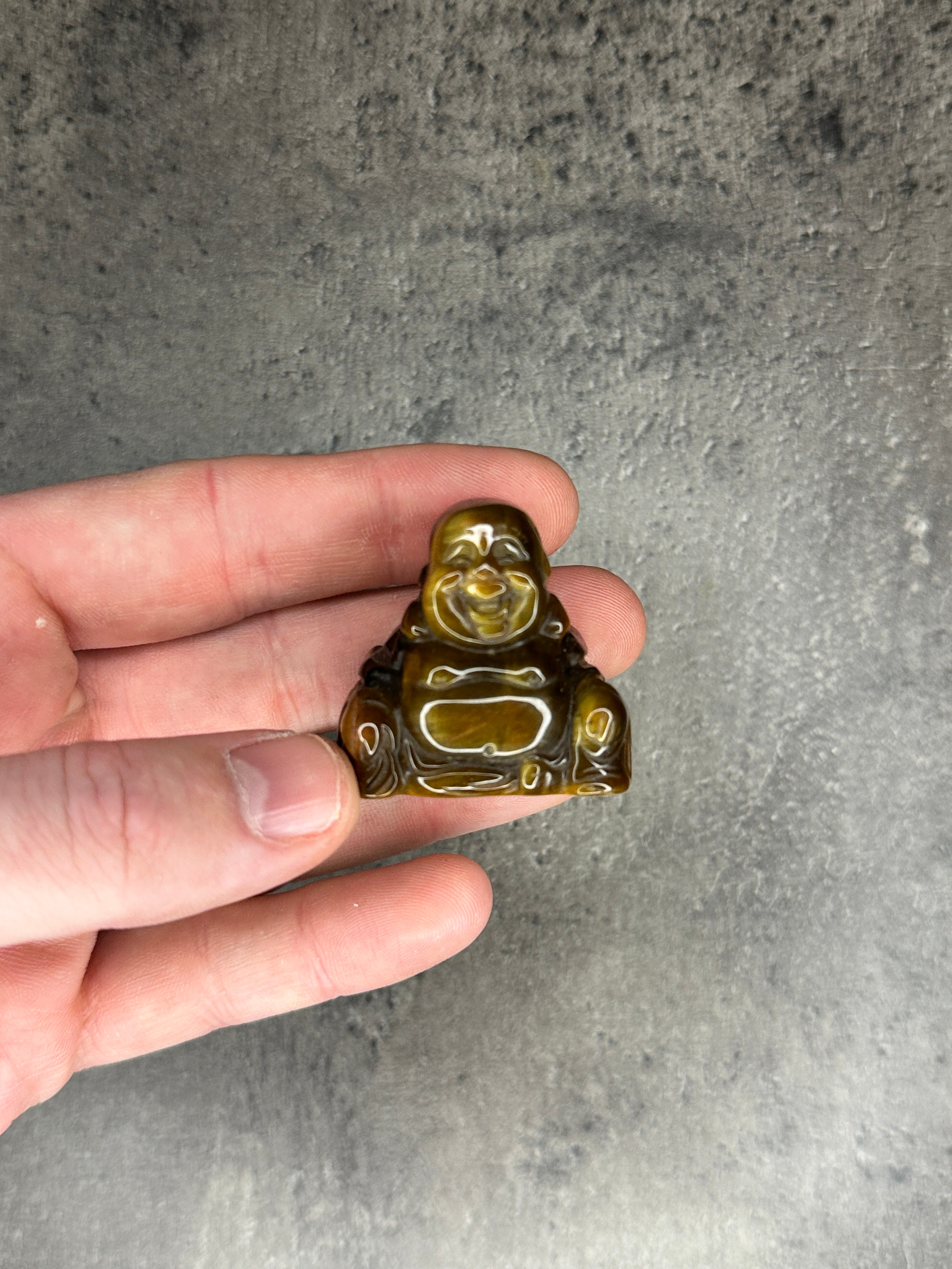 Tigers eye - Mini buddha