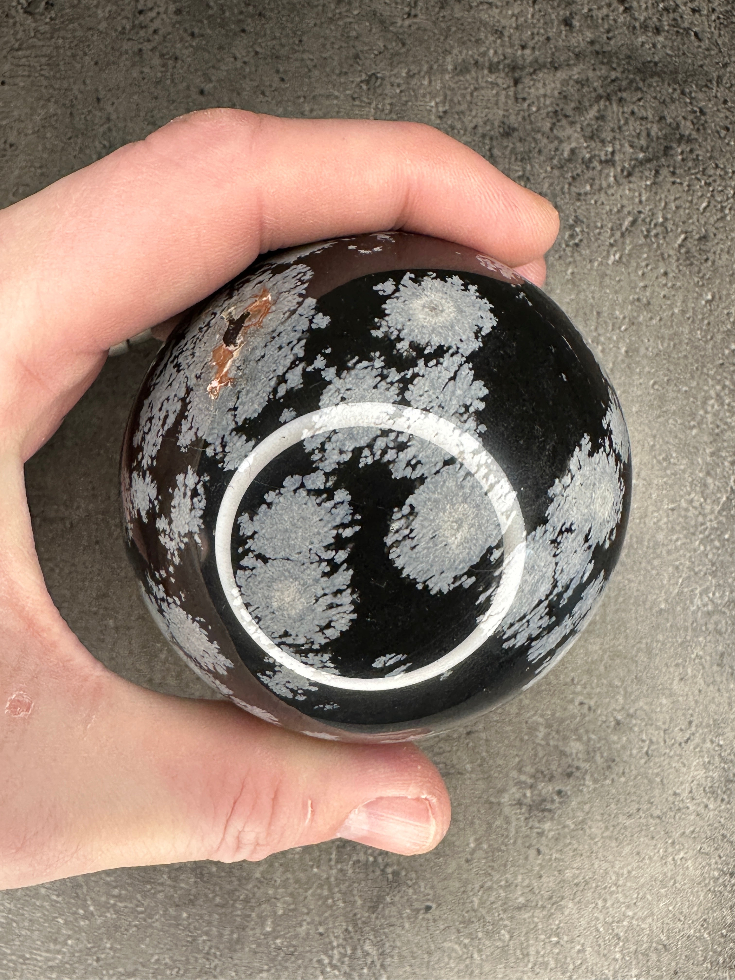 Snowflake obsidian - XL sphere