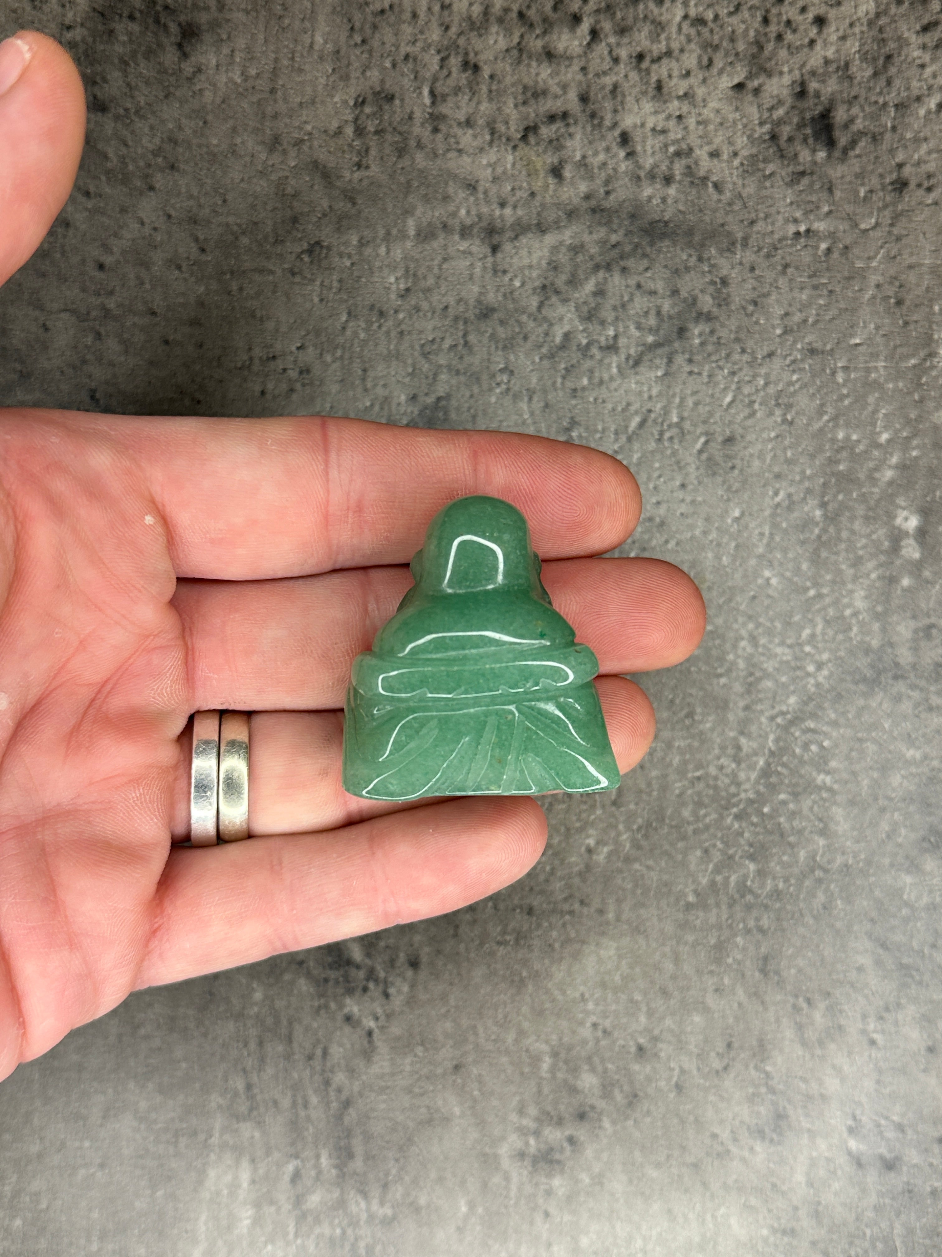 Green aventurine - Mini buddha