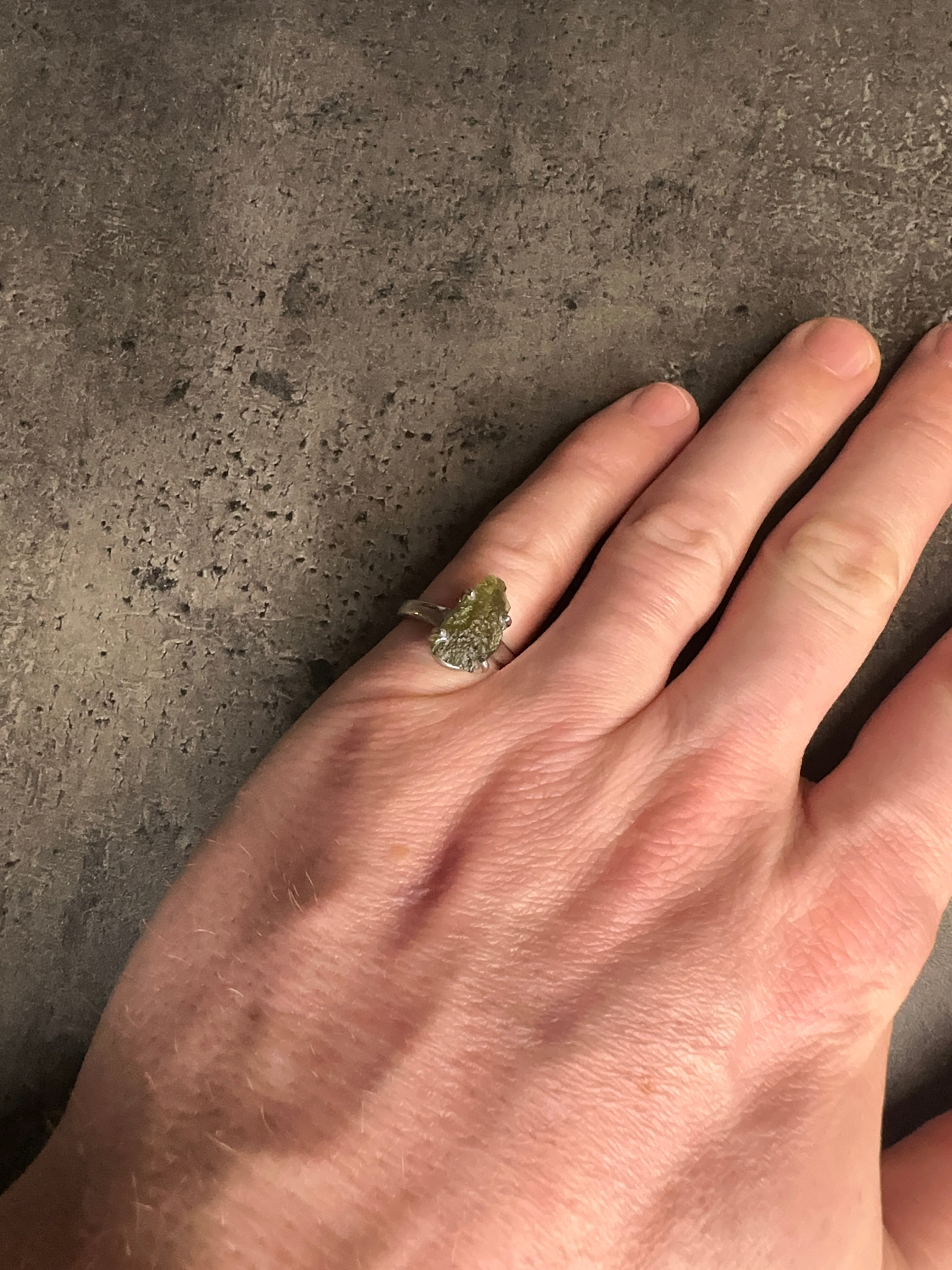 Moldavite - Ring